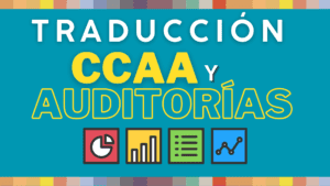 Traducción CCAA y auditorías